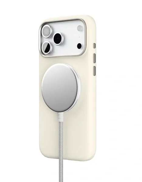 Чехол защитный VLP Aster Pro Case с MagSafe для iPhone 17 Pro Max, белый